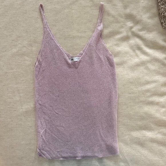 Sparkly Pink Tank Top | TWIK - Made in Italy - Picture 3 of 11
